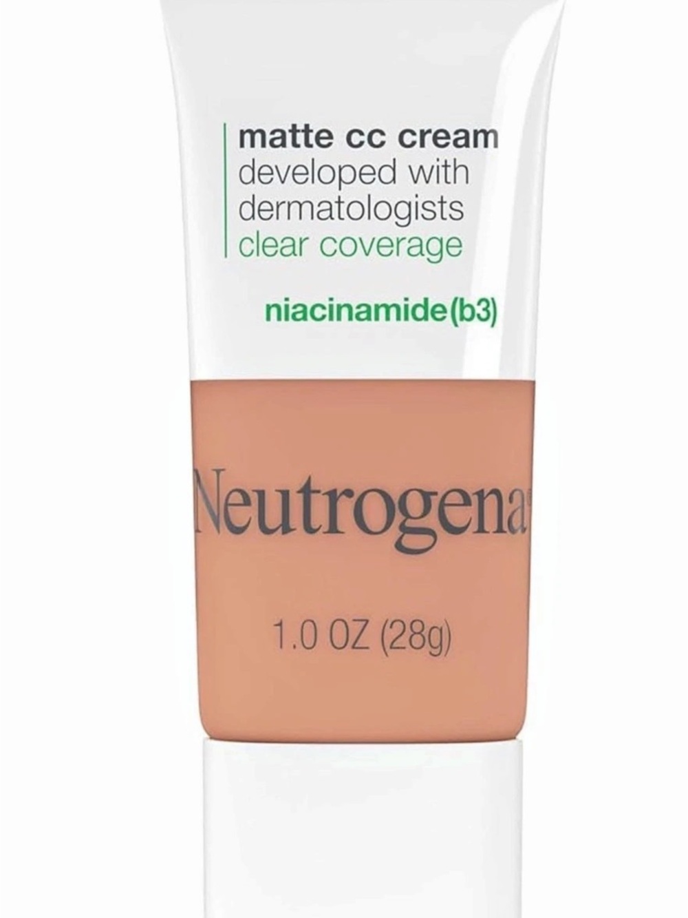 Neutrogena Clear Coverage Flawless Matte CC Cream Fawn 5.0 NWT
